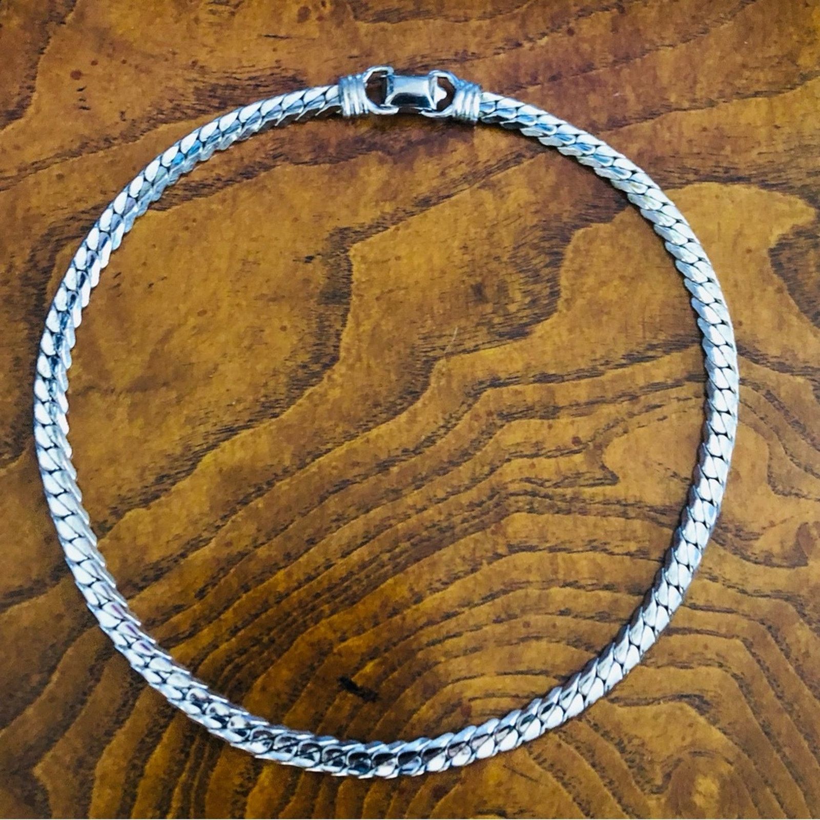 Vintage Vintage Coro silver plated braided chain necklace Size ONE SIZE - 8 Thumbnail