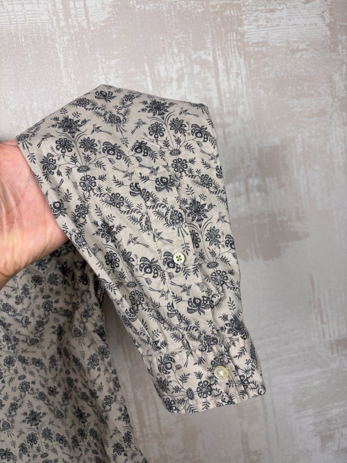 Pretty Green Pretty Green Floral Long Sleeve Shirt Size US L / EU 52-54 / 3 - 9 Thumbnail