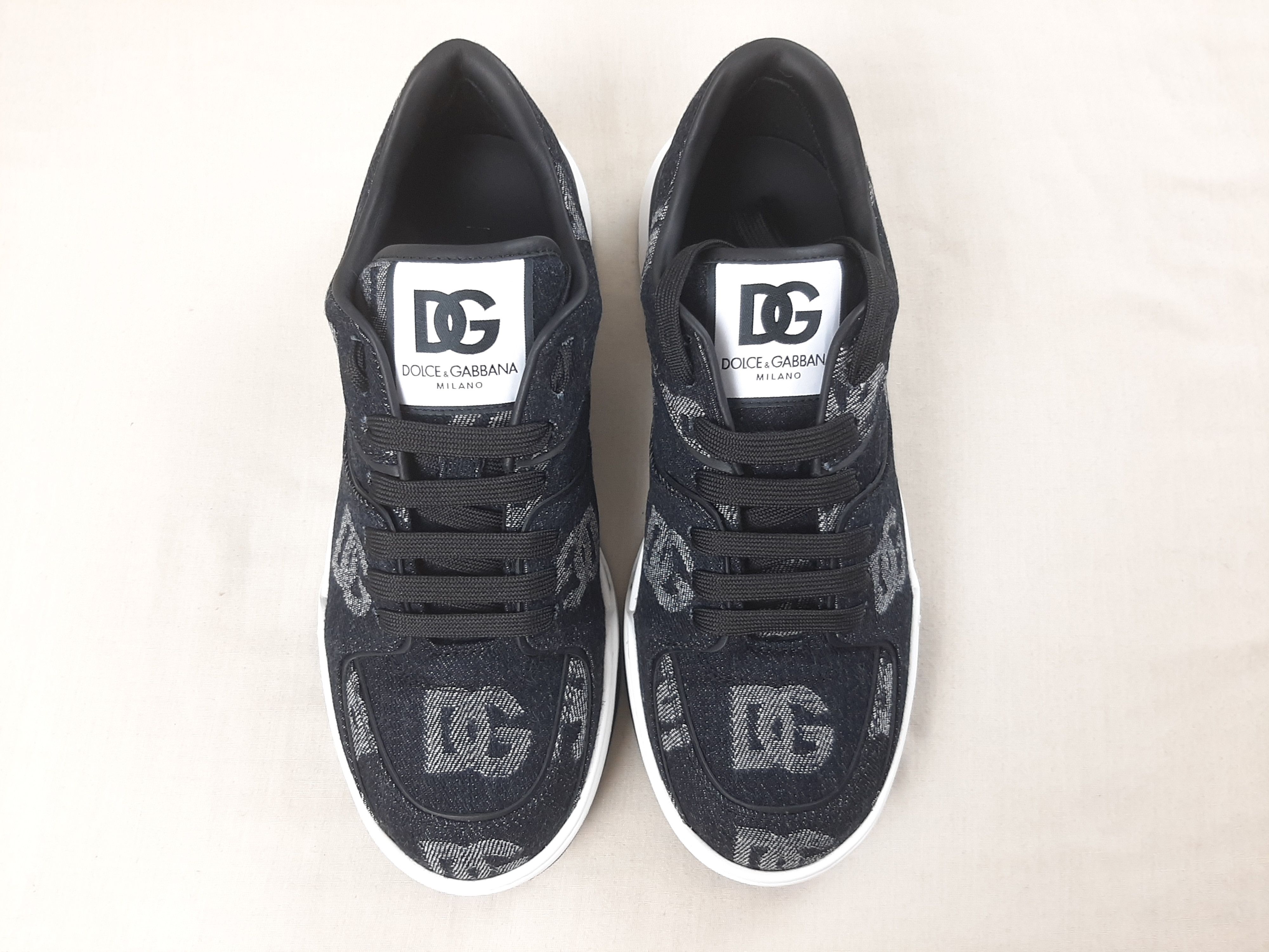 Dolce & Gabbana Dolce & Gabbana New Roma Denim Sneakers Men's EU 42 US 9 Size US 9 / EU 42 - 7 Thumbnail