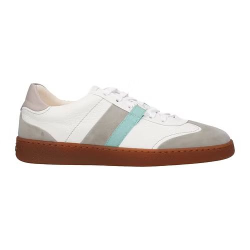 ob1o1e0424 Low Top Sneakers in White/Grey/Blue