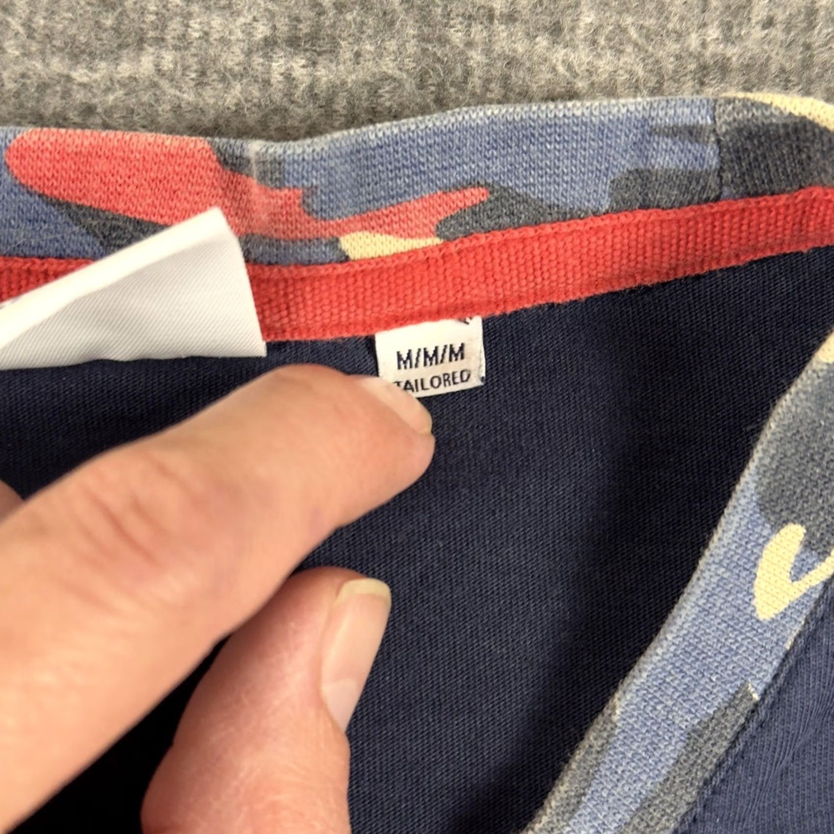 Oscar De La Renta Oscar De La Renta Shirt Mens Medium Blue Crewneck Tee T-Shirt Camo Size US M / EU 48-50 / 2 - 4 Thumbnail