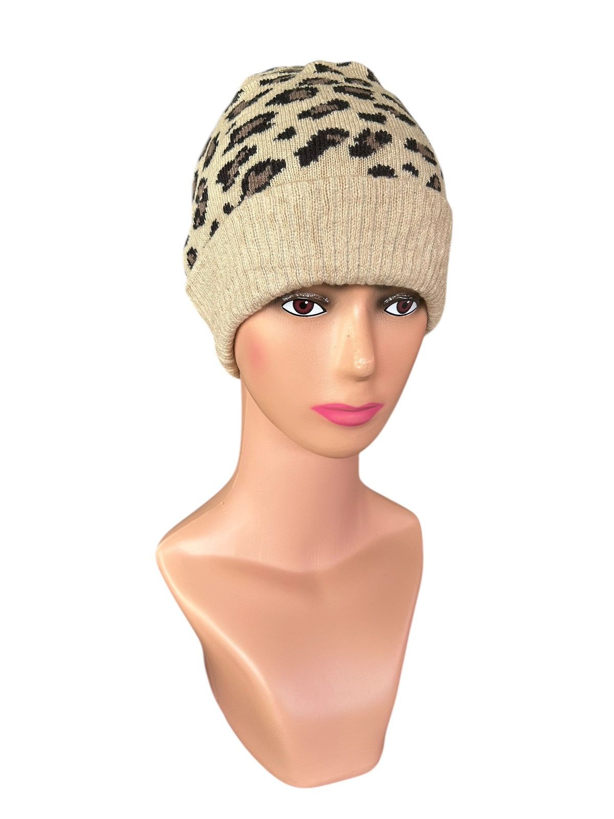 Japanese Brand × Kapital × Vintage Leopard Japanese Style Beanie Hats Size ONE SIZE - 4 Thumbnail