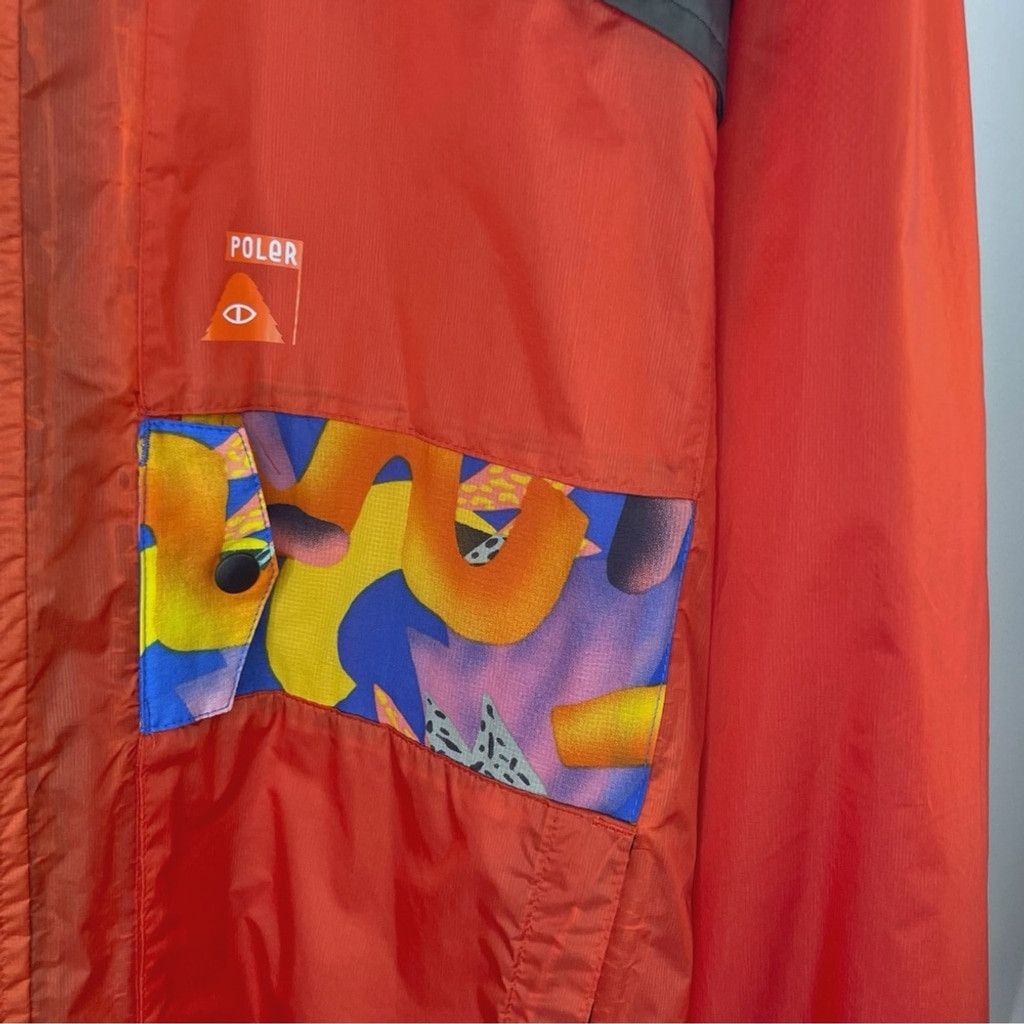 Poler POLER NWOT Men’s Red Windbreaker Contemporary Designs Zip M Size US M / EU 48-50 / 2 - 6 Thumbnail