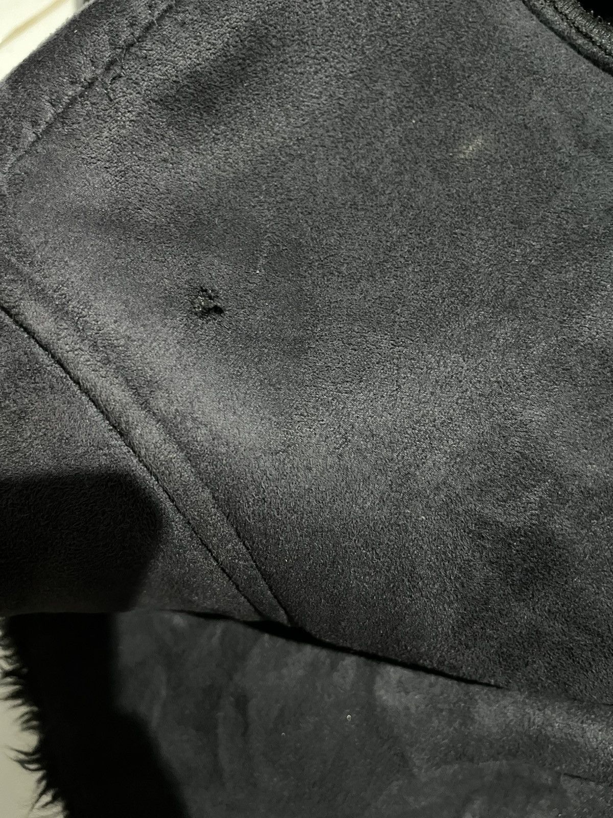 Isamu Katayama Backlash Vintage uniqlo faux fur velvet asymmetric punk jacket Size US L / EU 52-54 / 3 - 9 Thumbnail
