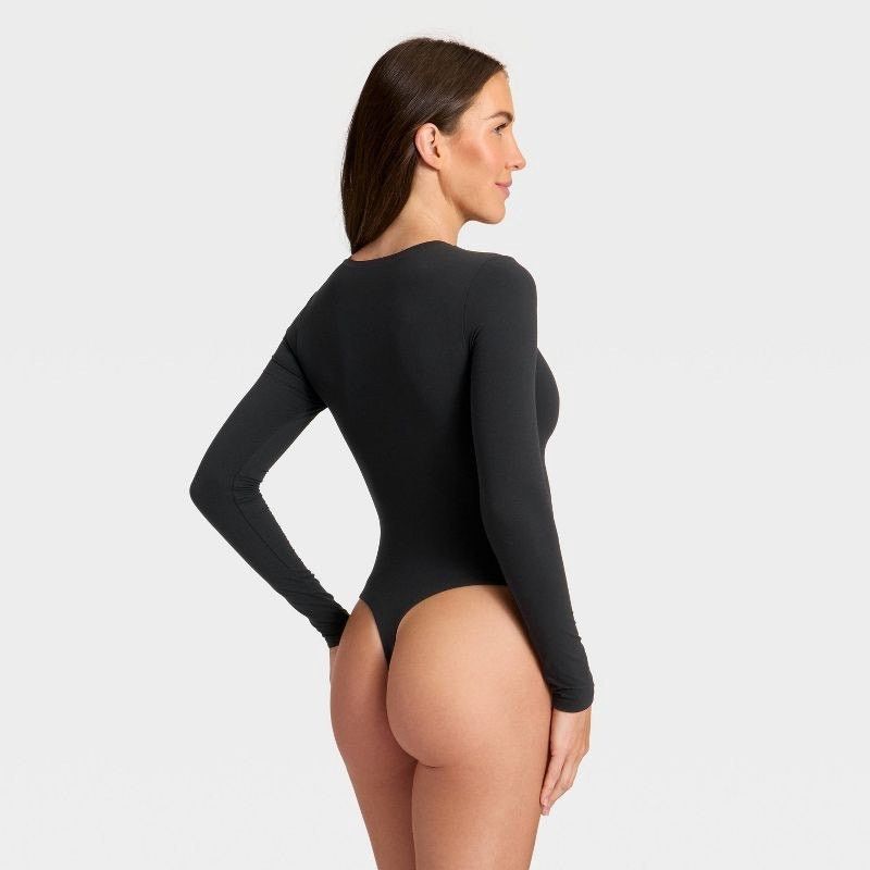 The Unbranded Brand Luxury Collection Stretch Long Sleeve Bodysuit - Auden XL Size XL / US 12-14 / IT 48-50 - 2 Thumbnail