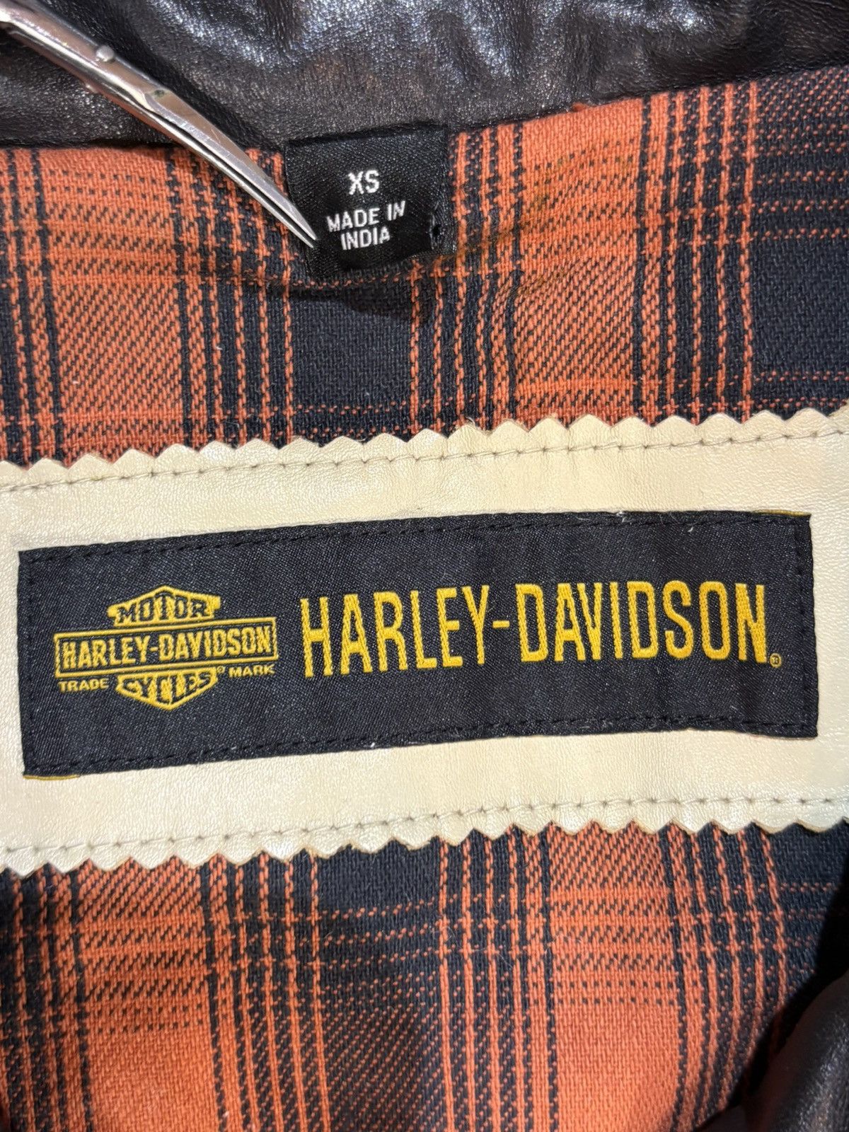 Harley Davidson Harley Davidson Women's Natalya Biker Leather Jacket Size XS / US 0-2 / IT 36-38 - 8 Thumbnail