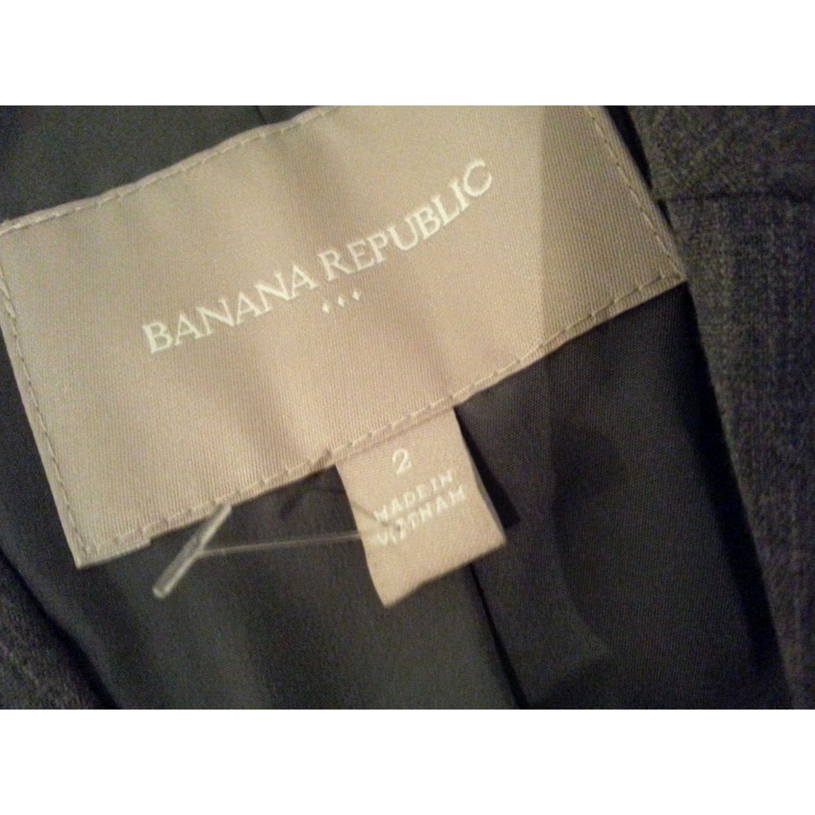 Banana Republic Womens Banana Republic Blazer Jacket Gray 2 XS? Size XS / US 0-2 / IT 36-38 - 5 Thumbnail