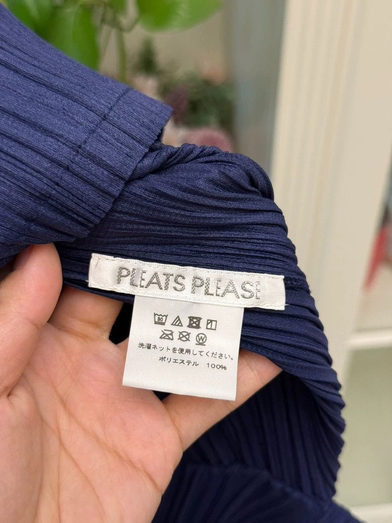 Issey Miyake Issey Miyake size:3 Blue pleated vest Size XS / US 0-2 / IT 36-38 - 4 Thumbnail