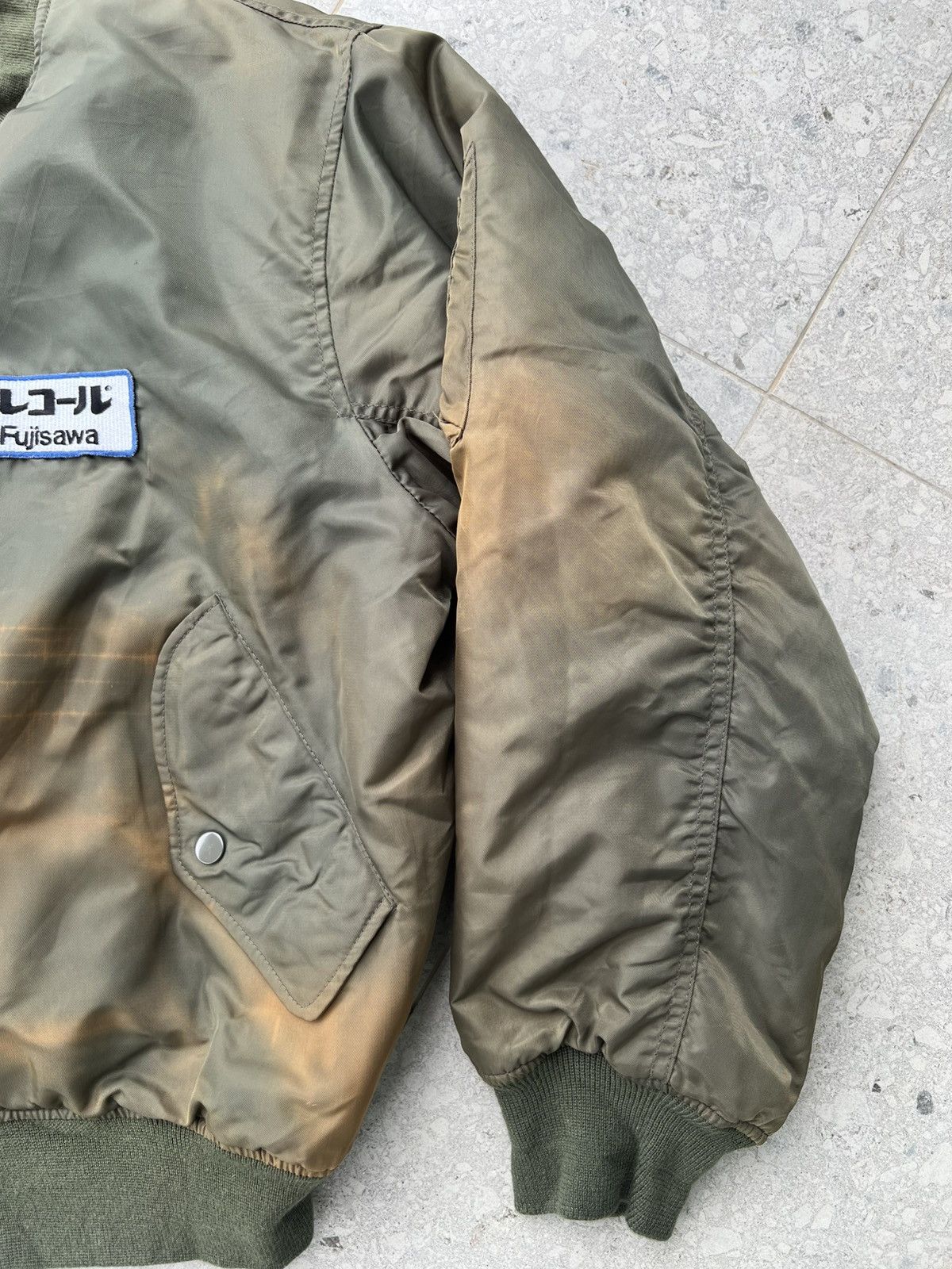 Japanese Brand × Vintage Team Fujisawa Curling Championships bomber jacket Size US L / EU 52-54 / 3 - 5 Thumbnail