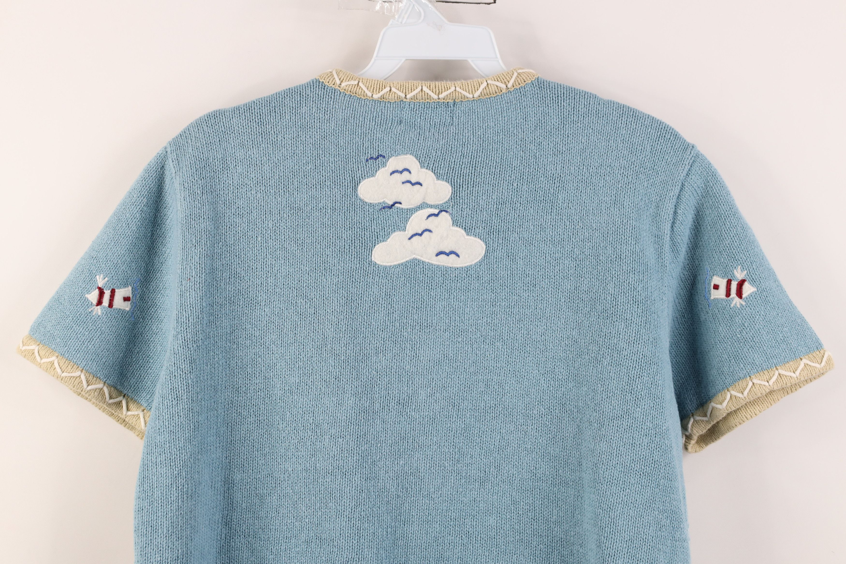 Vintage Vintage 90s Streetwear Lighthouse Sailboat Knit Sweater Size S / US 4 / IT 40 - 13 Thumbnail