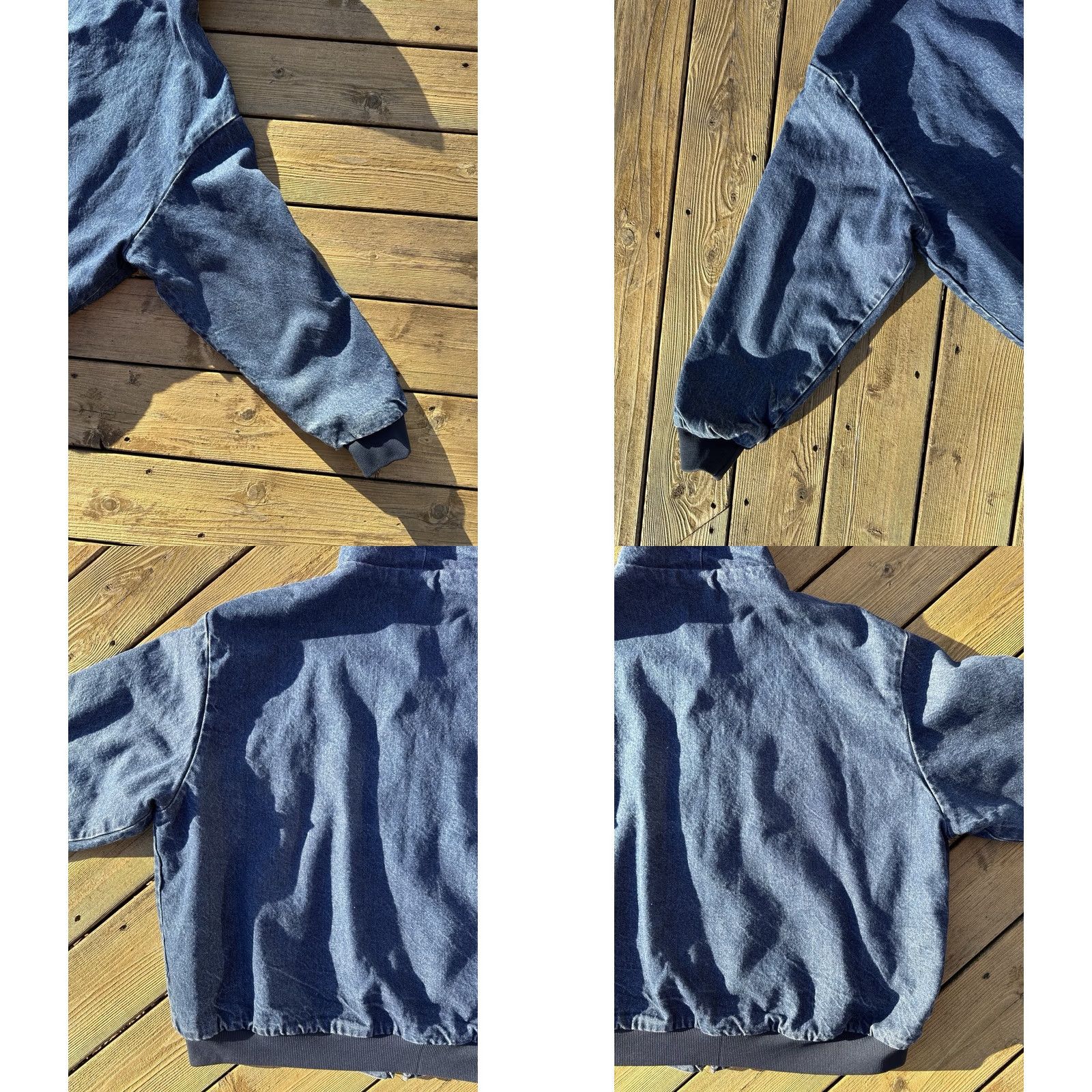 Vintage VINTAGE KEY Denim Jacket 3XL Buffalo Plaid Lined USA Made 80s Work Size US XXL / EU 58 / 5 - 9 Thumbnail