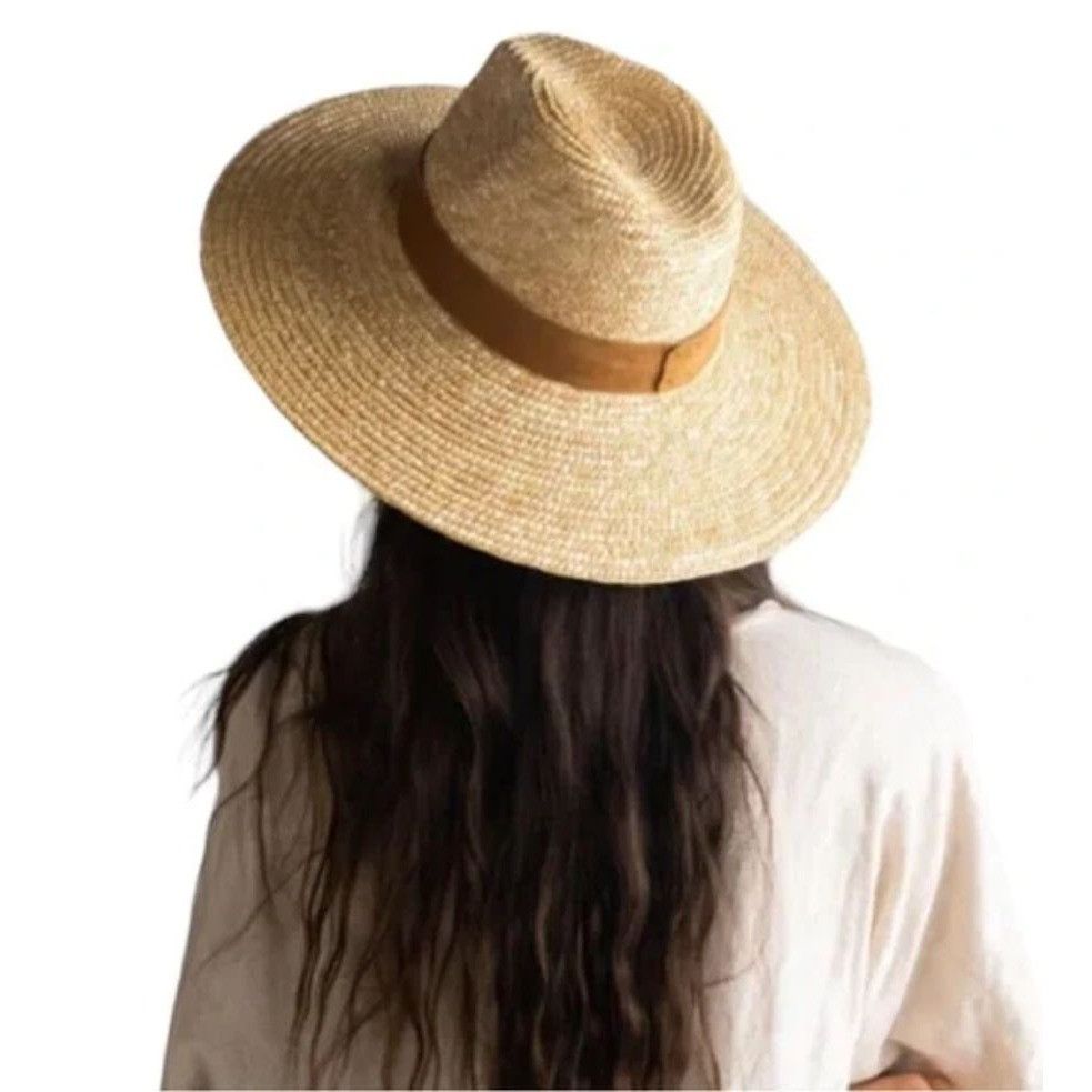Other NWT Gigi Pip Isla Straw Fedora Hat S/M 57cm Adjustable Wide Size ONE SIZE - 16 Thumbnail