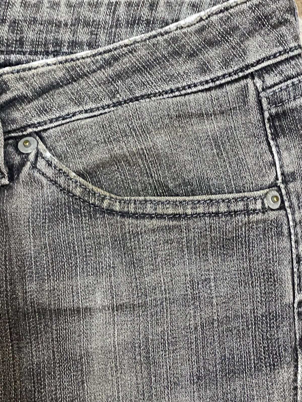 Hypebeast Vintage Japanese Brands Black Denim Distressed Flare Jeans Size US 32 / EU 48 - 12 Thumbnail