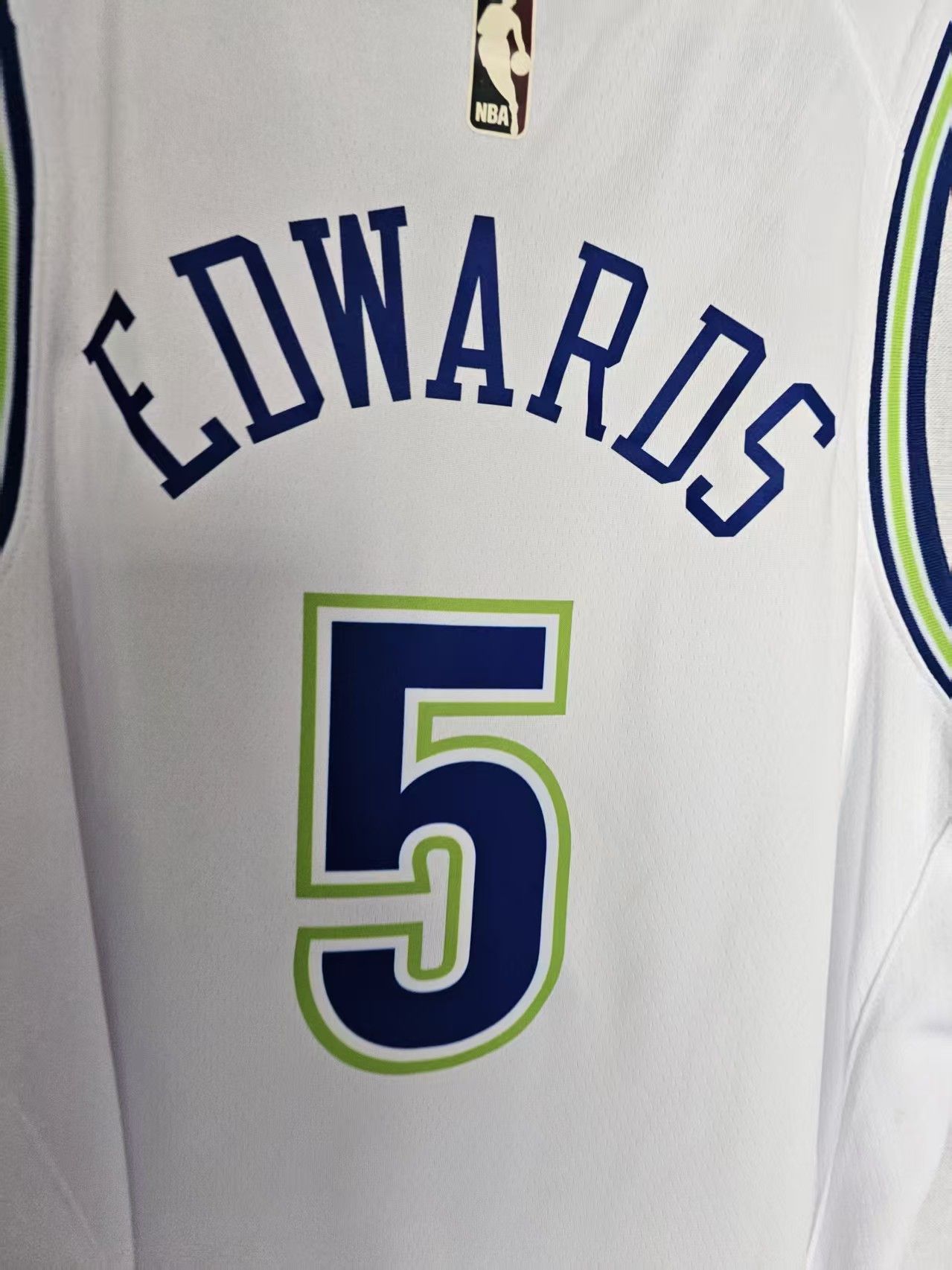 NBA Timberwolves 5 Anthony Edwards Jersey XXL Size US XXL / EU 58 / 5 - 4 Thumbnail