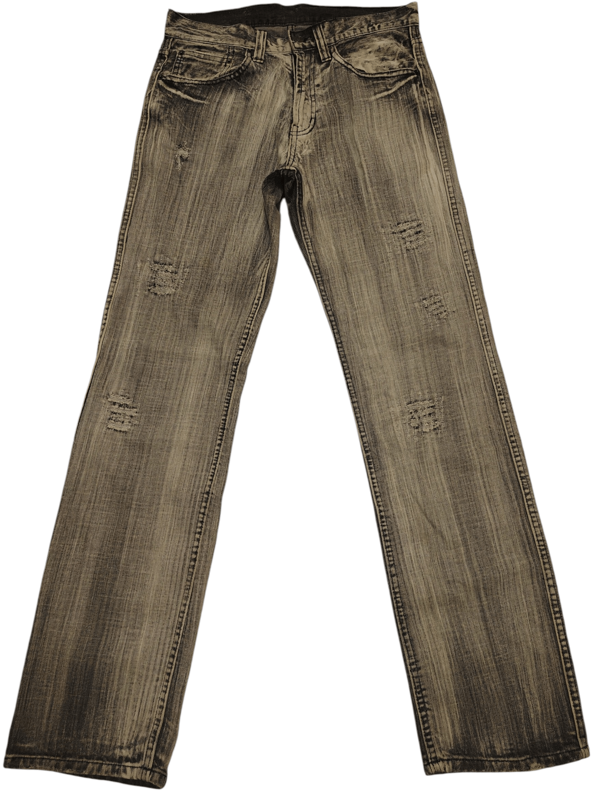 Japanese Brand Japanese international world jeans distressed jeans Size US 30 / EU 46 - 1 Thumbnail
