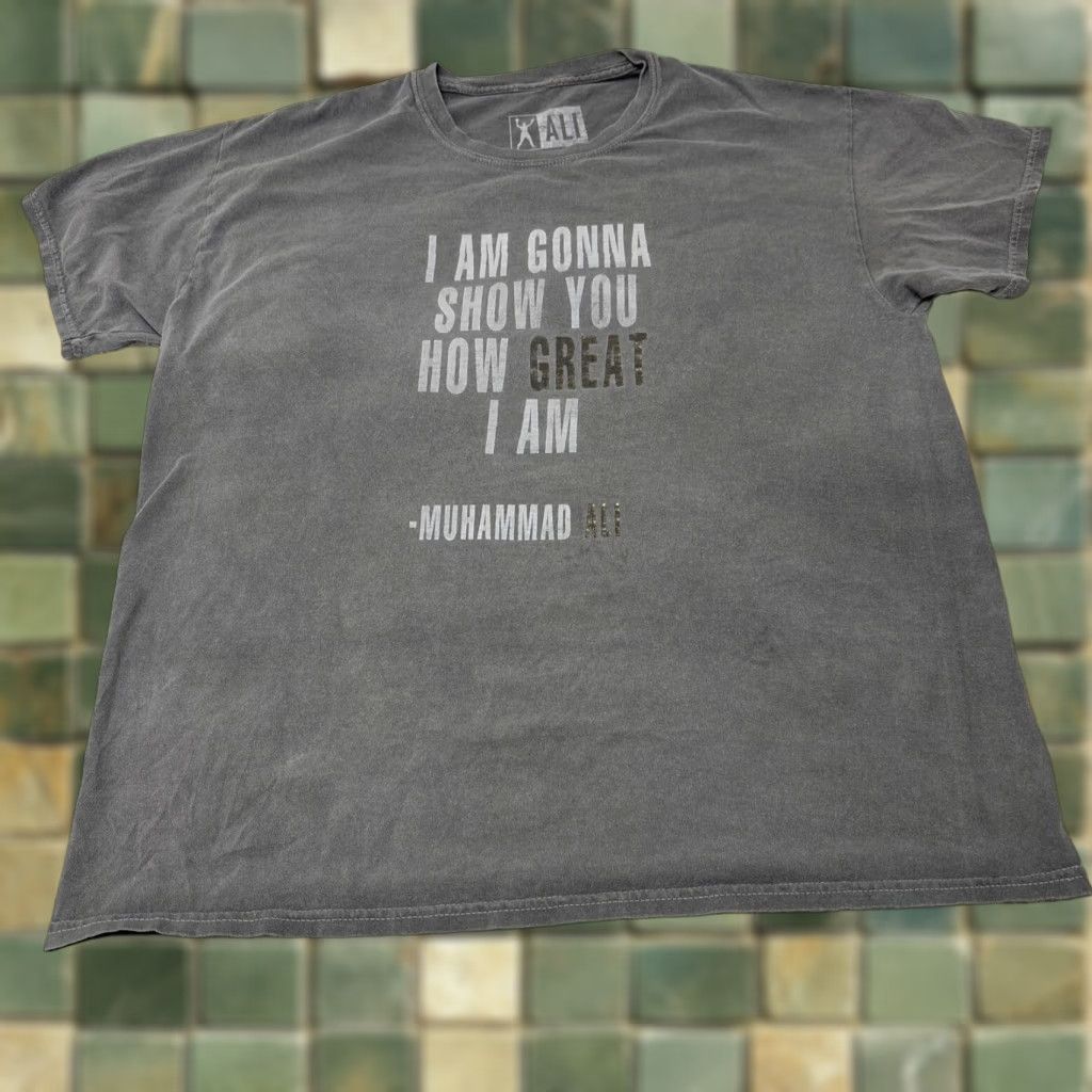 Greats Muhammad Ali Tshirt I Am Gonna Show You How Great I Am Gray Short Sleeve L Mens Short Sleeve M/L Tshirt Size US L / EU 52-54 / 3 - 1 Thumbnail