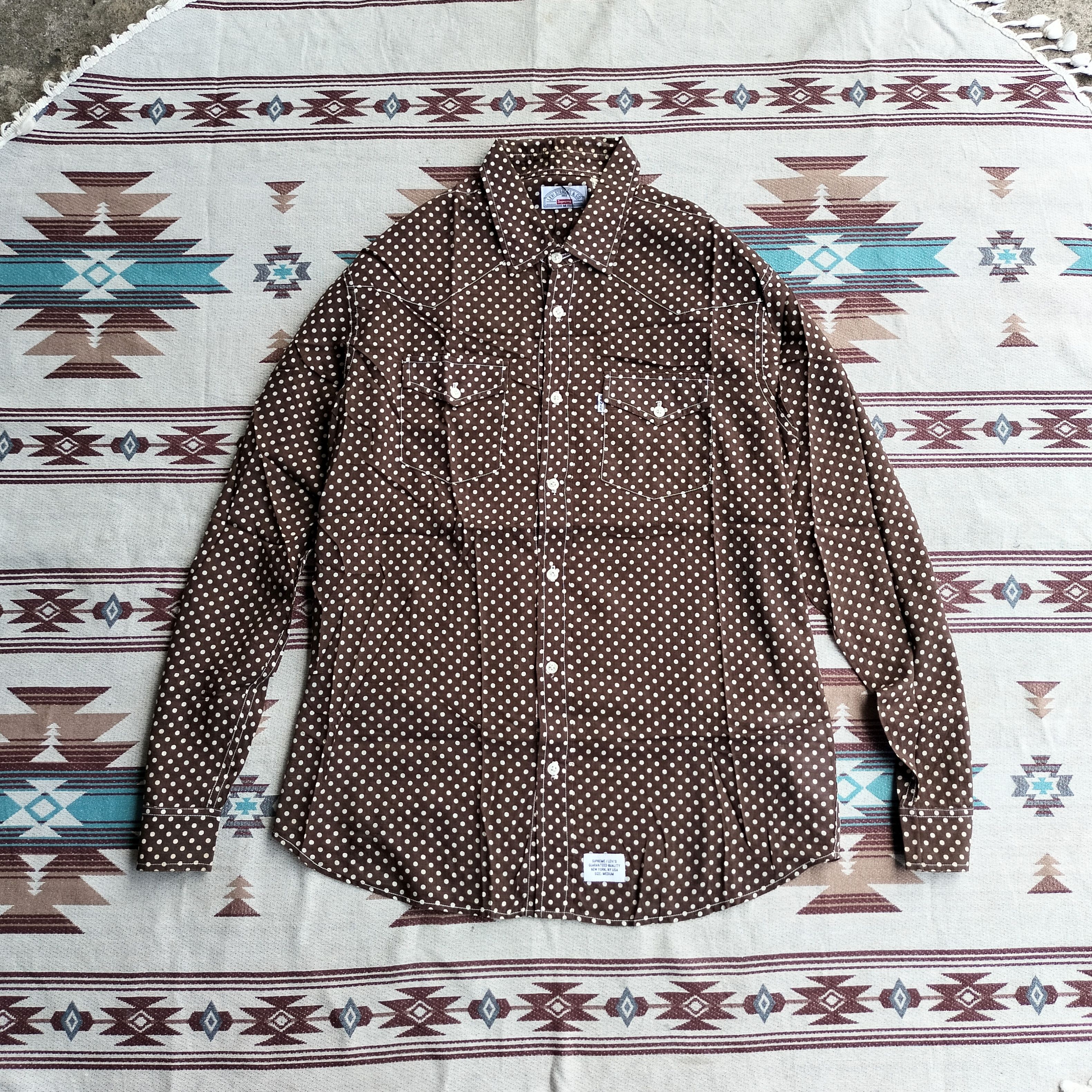 Levi's × Supreme FW12 Levi's Supreme lightweight western Ls shirt Size US M / EU 48-50 / 2 - 1 Thumbnail
