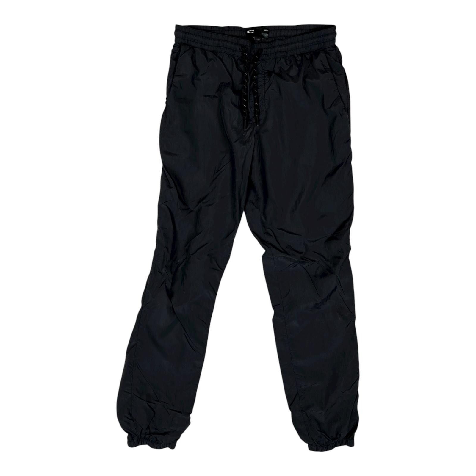 Oakley VTG Oakley Jogger Pants Mens Small Black Nylon Elastic Cuff Size US 28 / EU 44 - 1 Thumbnail