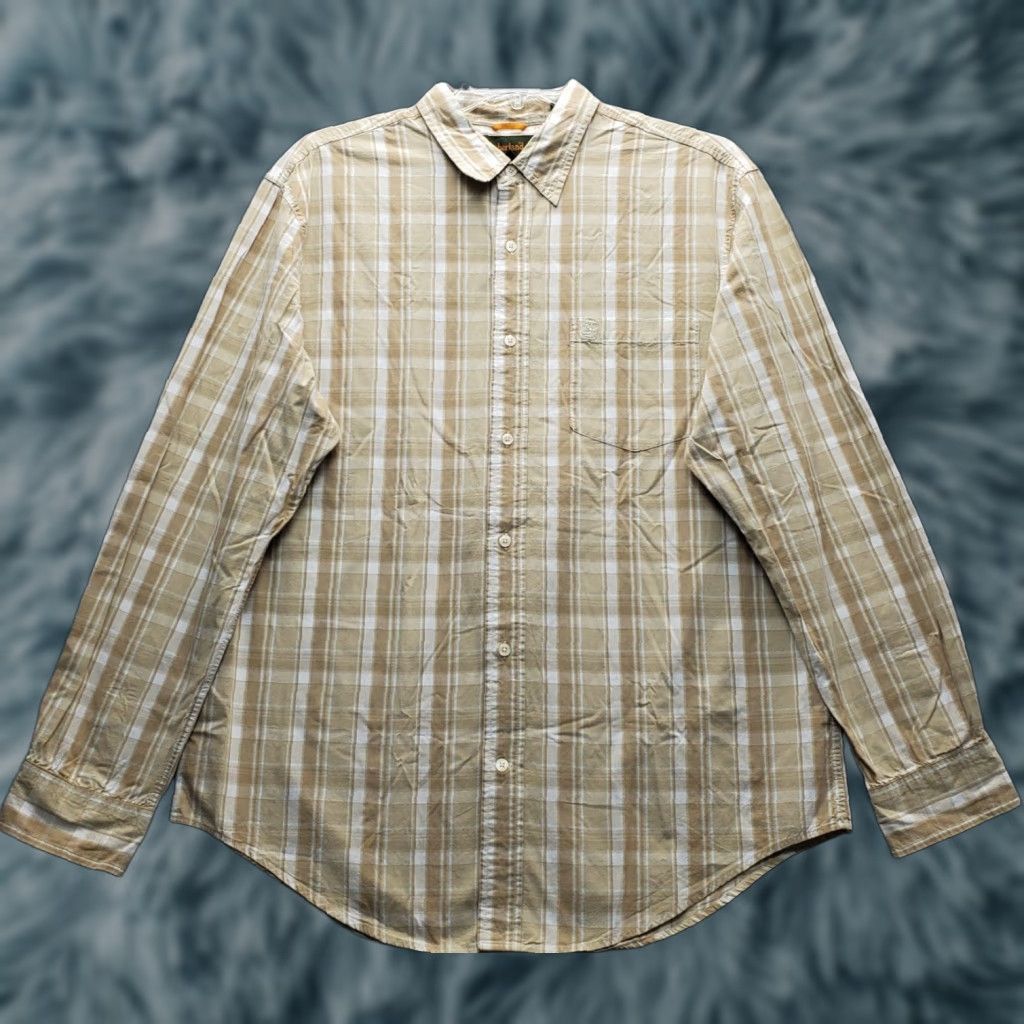 Timberland Timberland Mens Shirt XL Multi Plaid Chest Pocket Long Sleeve Button-Up Size US XL / EU 56 / 4 - 1 Thumbnail