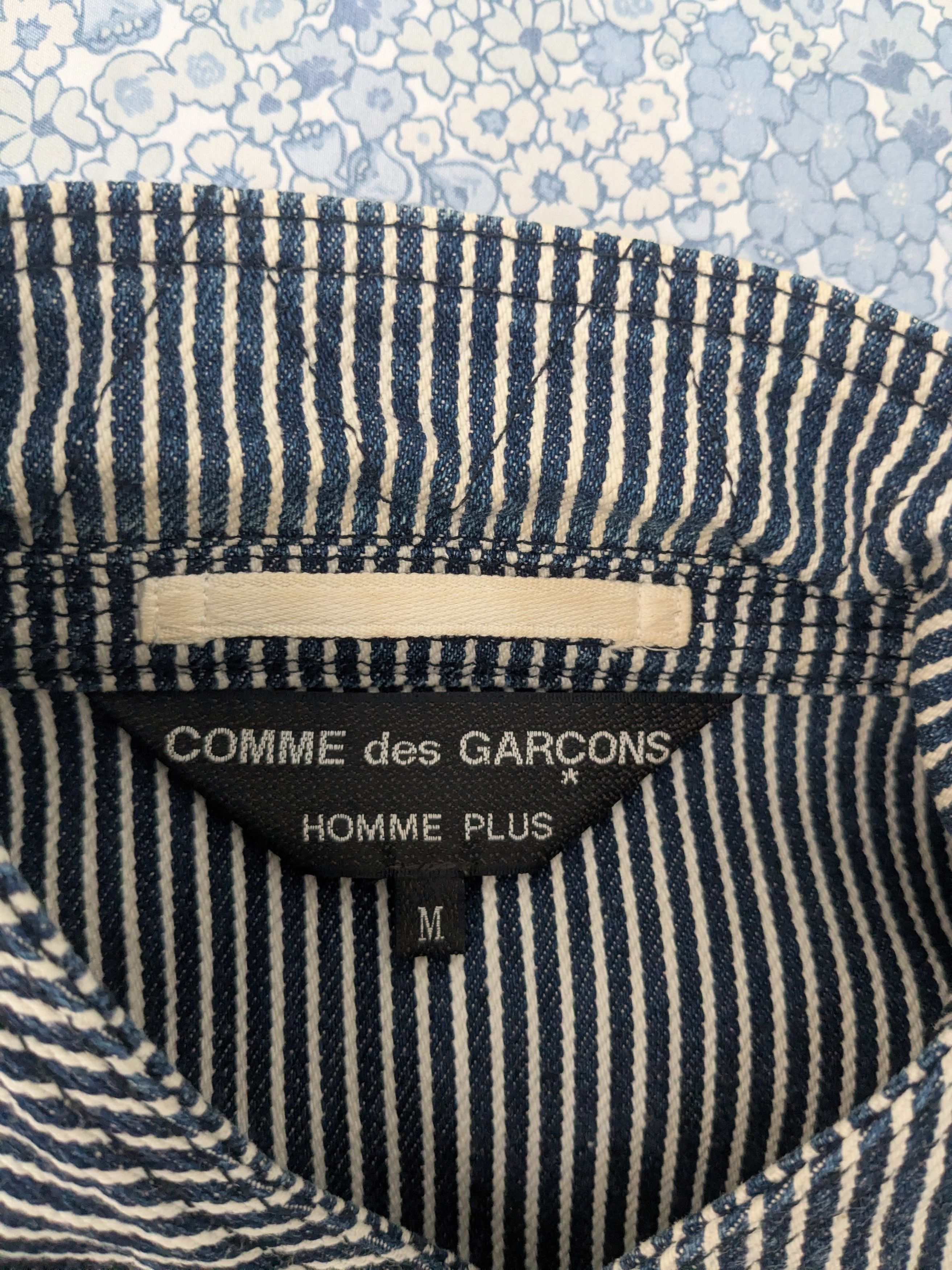Comme des Garcons *RARE* 2001 Comme Des Garcons Homme Plus Stripe Jacket Size US M / EU 48-50 / 2 - 10 Thumbnail