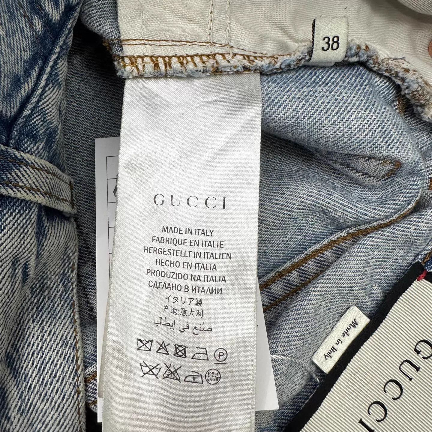 Gucci Gucci Heavy Embroidered Denim Skirt EU38 99 New Size 26" / US 2 / IT 38 - 5 Thumbnail