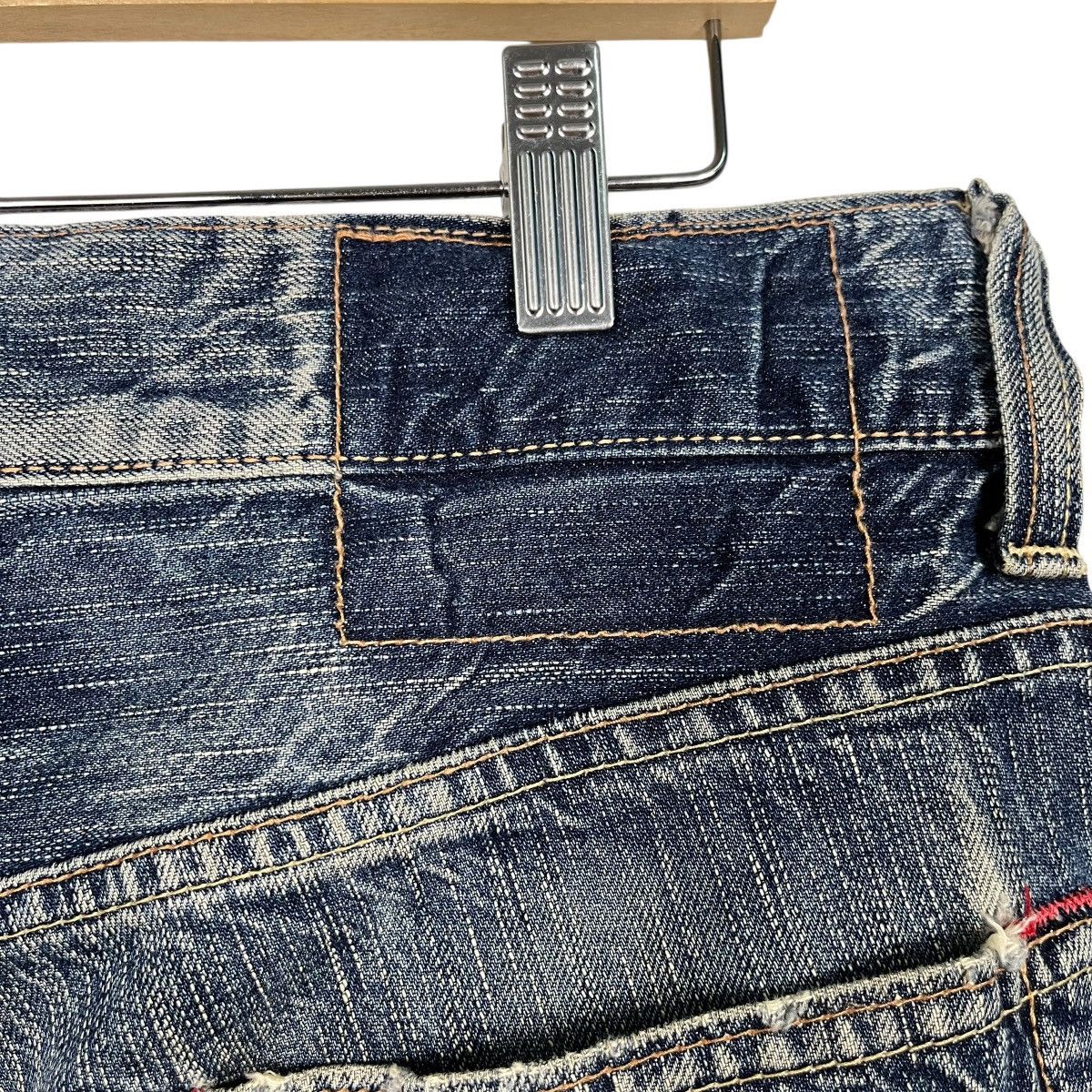 Edwin Vintage Edwin Distressed Denim Jeans Size US 34 / EU 50 - 16 Thumbnail