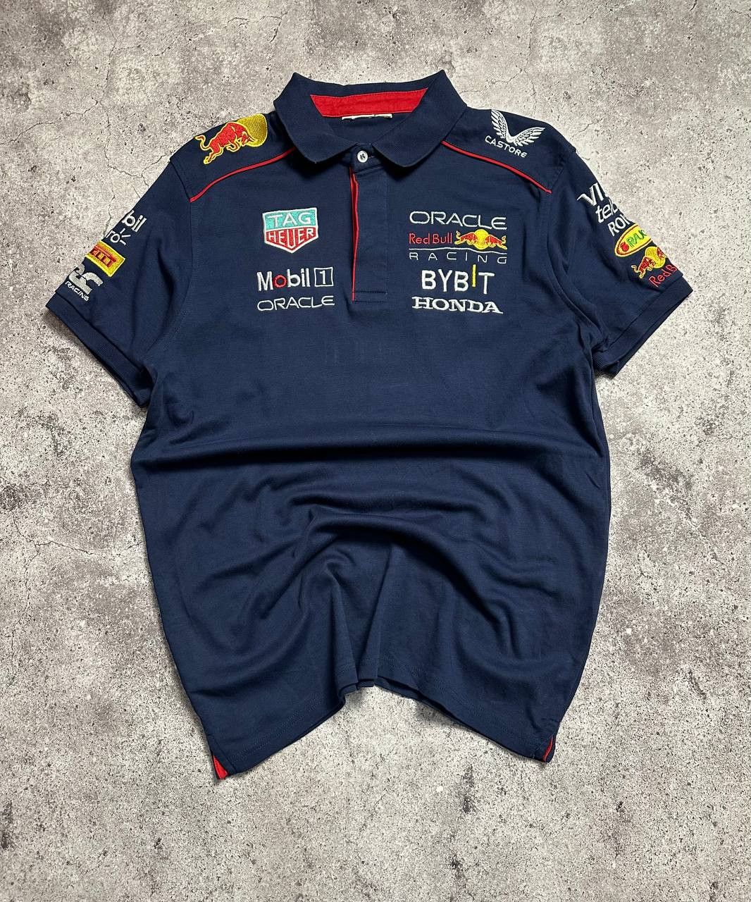 Puma × Red Bull Jersey F1 Red Bull Racing Pepe Jeans Polo Rare Cars Pirelli Size US L / EU 52-54 / 3 - 1 Thumbnail