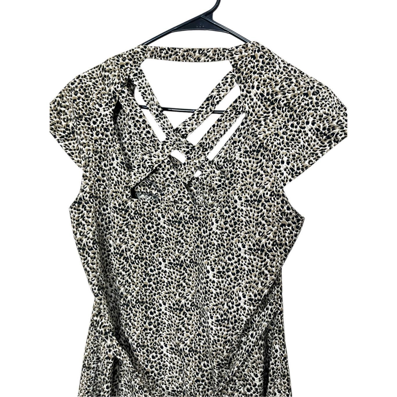 Other Vintage Y2K 90's J.B.S. Ltd Women's Dress Animal Print Strappy Back Size 8 Size M / US 6-8 / IT 42-44 - 6 Thumbnail