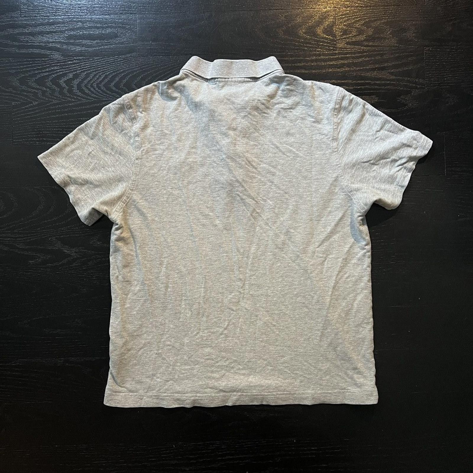 Lacoste × Vintage Grey Lacoste Cotton Polo Size US M / EU 48-50 / 2 - 4 Thumbnail