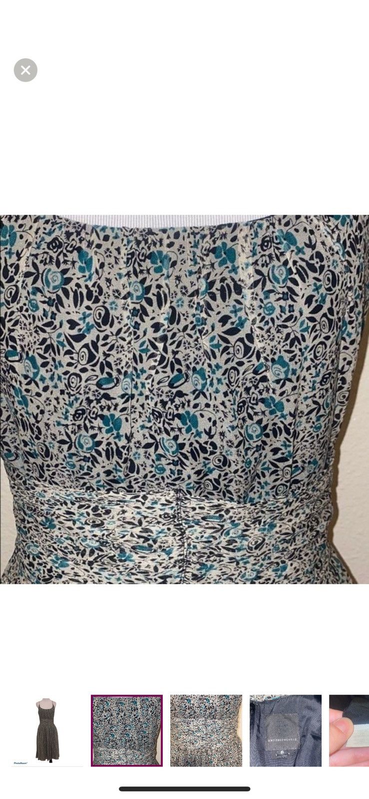 Anthropologie Anna sui for anthropolgie floral dress size 6 Size M / US 6-8 / IT 42-44 - 2 Thumbnail