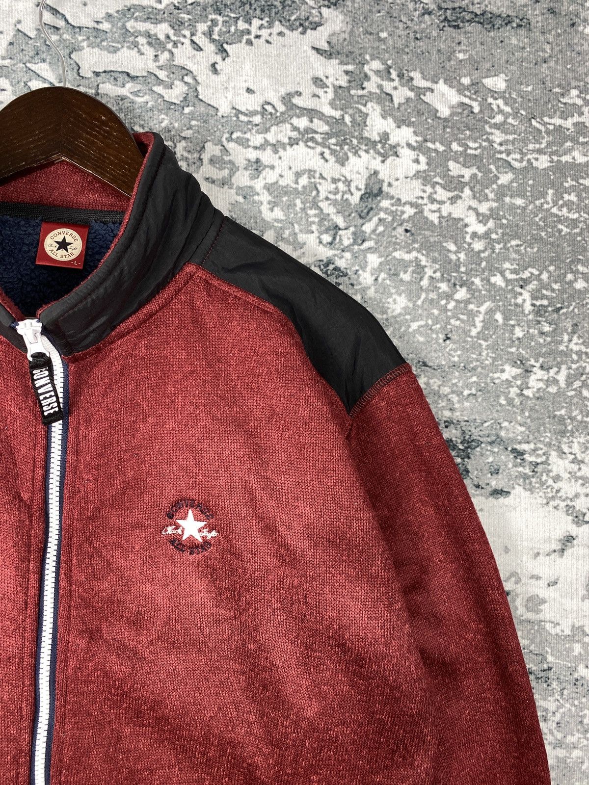 Converse Vintage Converse Wool Jacket Size US L / EU 52-54 / 3 - 3 Thumbnail