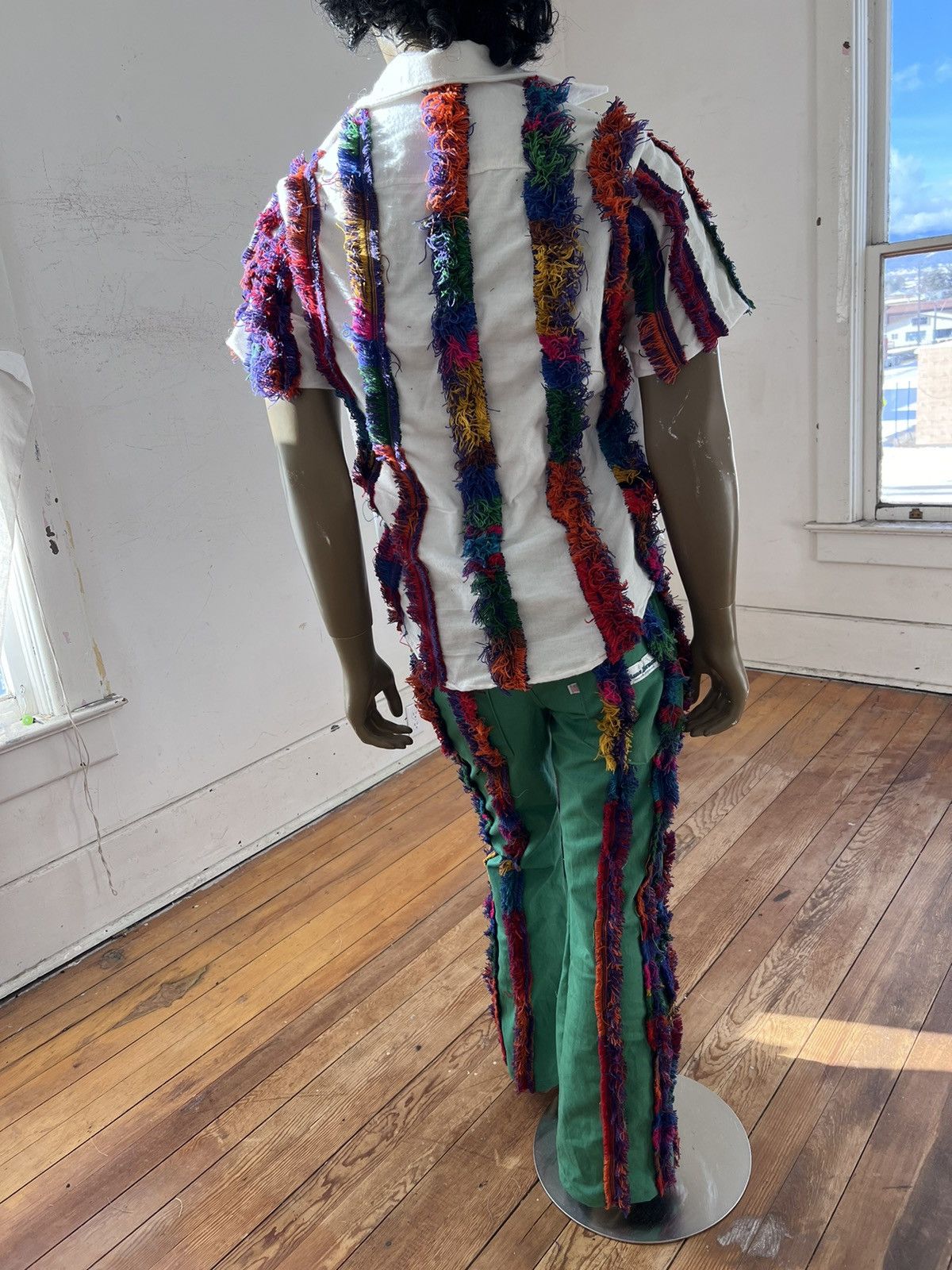 Designer Embellished Pants & Shirt L 34-35 by Anna Herman USA Size 42R - 5 Thumbnail
