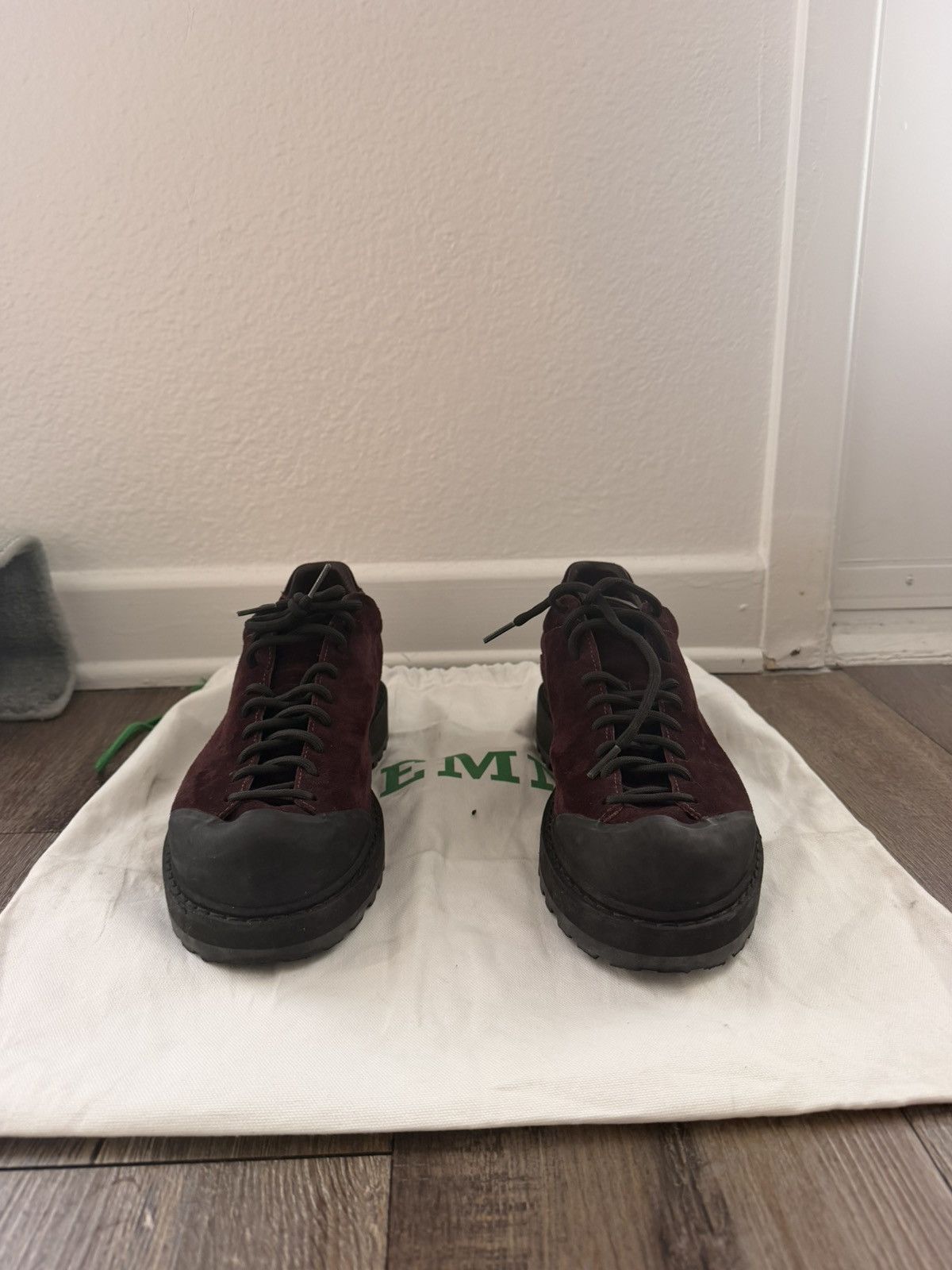Diemme DIEMME AMPEZZO BURGUNDY SUEDE LOW BOOTS Size US 8 / EU 41 - 2 Thumbnail