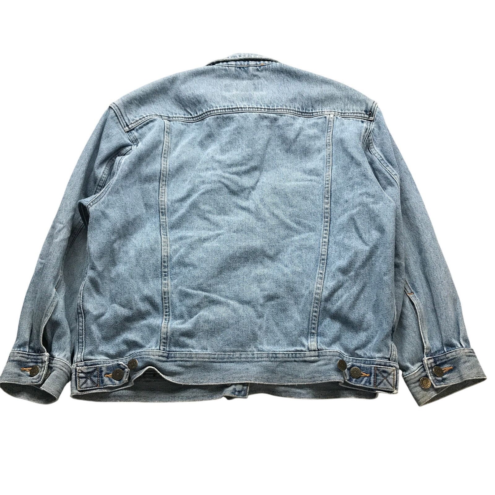 Eddie Bauer Vintage Eddie Bauer Denim Trucker Jacket Womens Small Blue Size S / US 4 / IT 40 - 4 Thumbnail