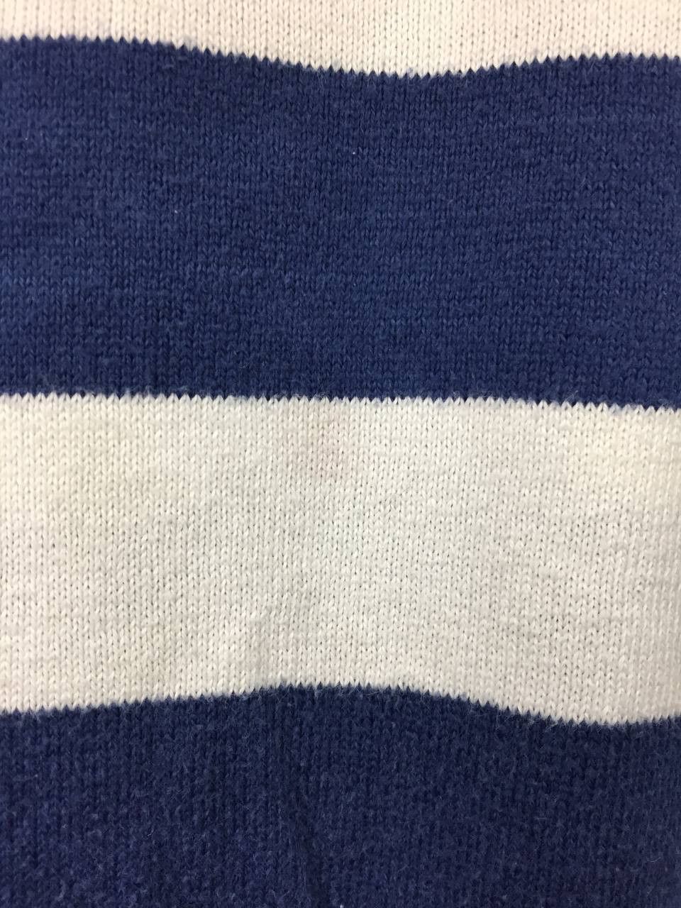 Yoshiyuki Konishi Vtg Ficce Yoshiyuki Konishi Parrot Logo Striped Knit Sweater Size US XL / EU 56 / 4 - 14 Thumbnail