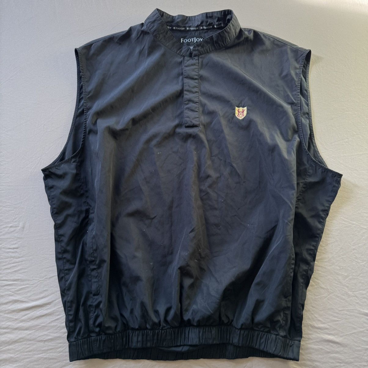 Footjoy Vintage Footjoy Windbreaker Vest Size US XL / EU 56 / 4 - 1 Thumbnail