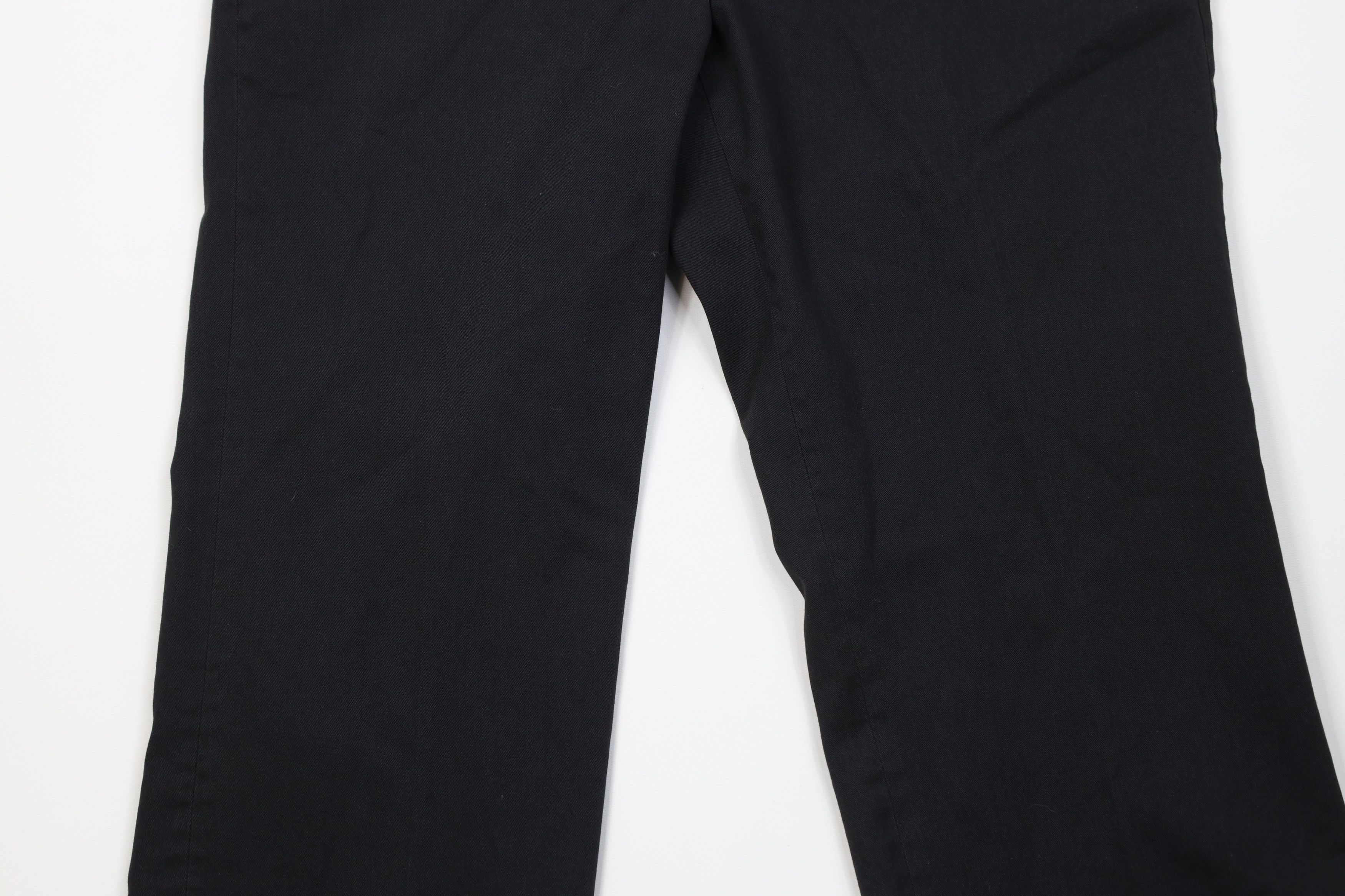 Vintage Vintage 70s Streetwear Flared Wide Leg Chino Pants Black USA Size US 36 / EU 52 - 3 Thumbnail