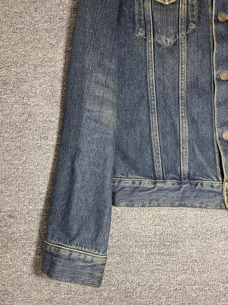 Saint Laurent Paris Saint Laurent Paris Deep Washed Yellow Mud Distressed Deni Size US S / EU 44-46 / 1 - 3 Thumbnail