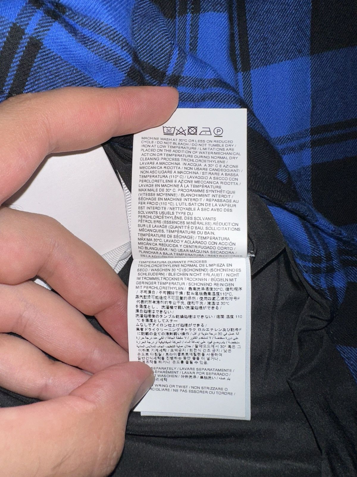 Off-White Off-White Men’s Plaid Shirt Size US M / EU 48-50 / 2 - 10 Thumbnail