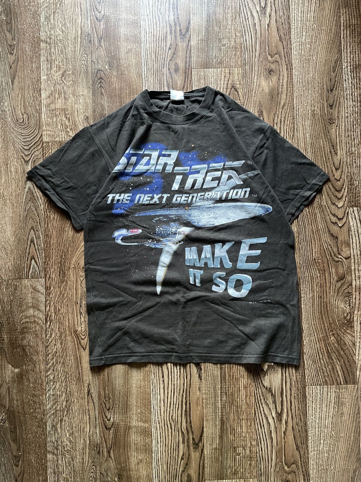 Band Tees Vintage Y2K Star Trek Generations 1995 T-Shirt Tee Size US M / EU 48-50 / 2 - 1 Thumbnail