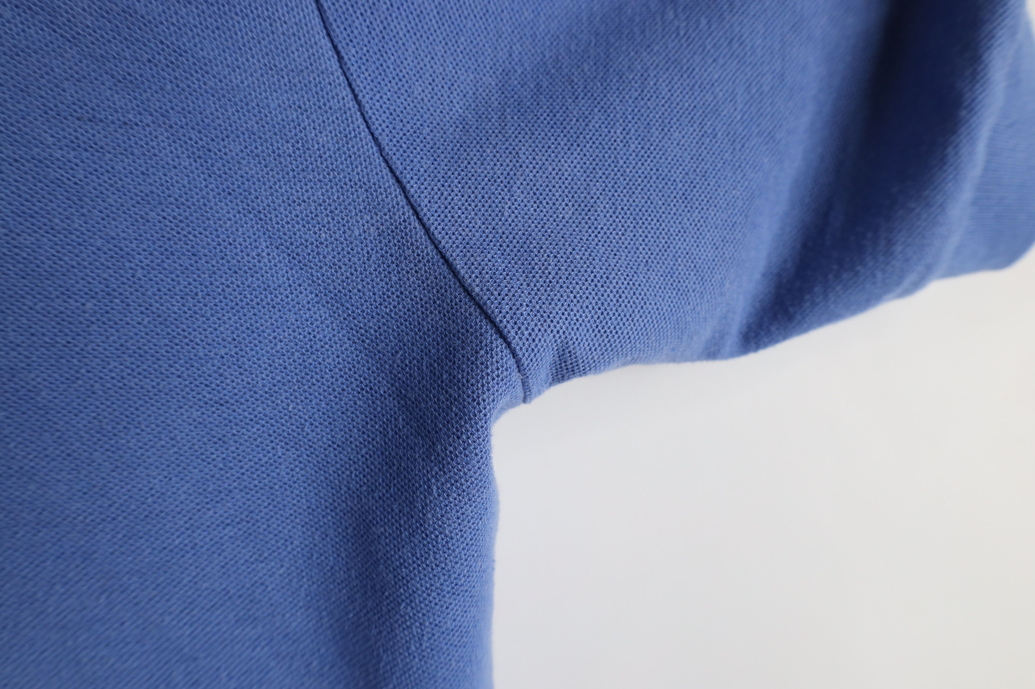 Levi's × Vintage Vintage 80s 90s Levis Spell Out Collared Polo Shirt Blue Size US L / EU 52-54 / 3 - 7 Thumbnail