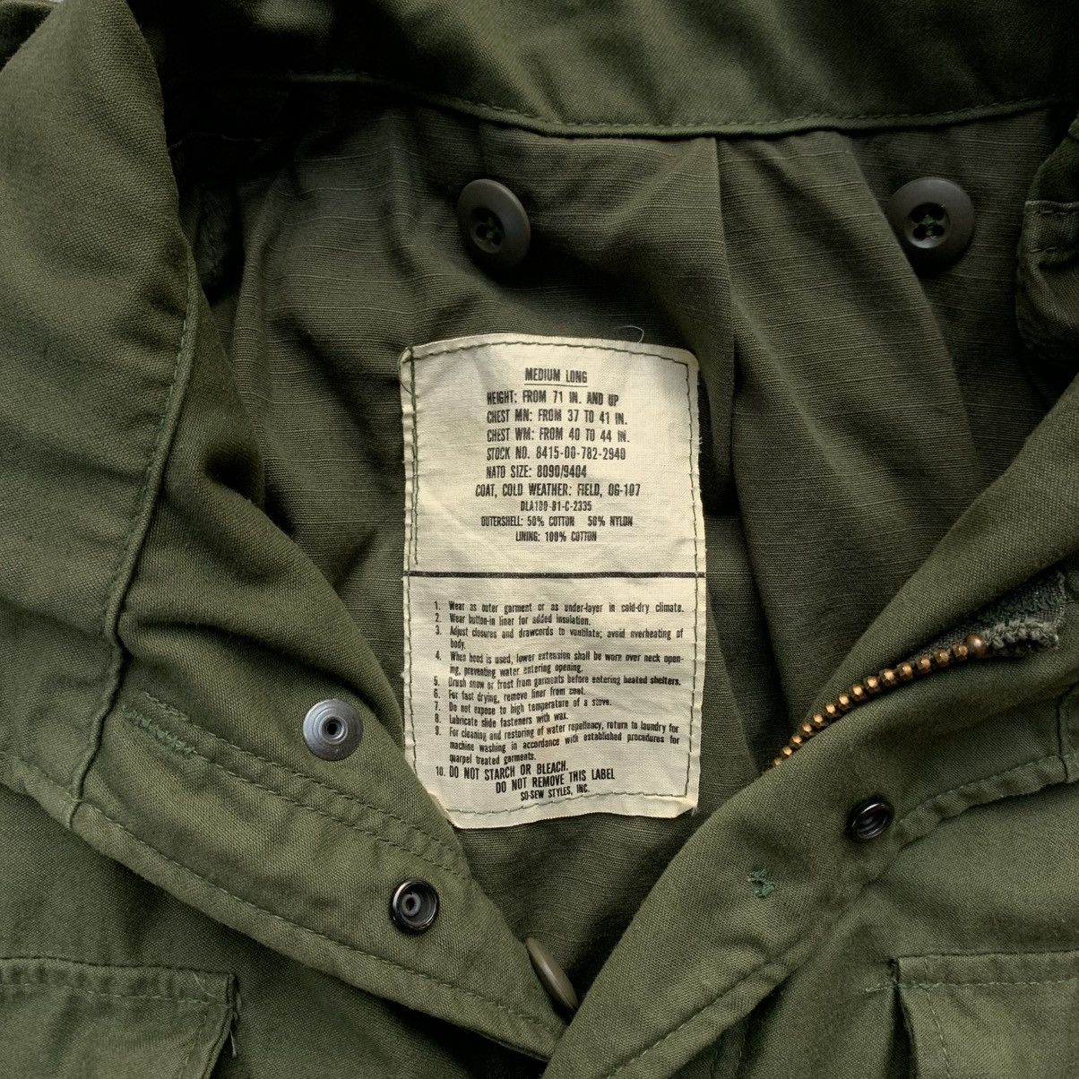 Vintage Vintage M65 Field Jacket OG-107 Vietnam War Size US M / EU 48-50 / 2 - 5 Thumbnail