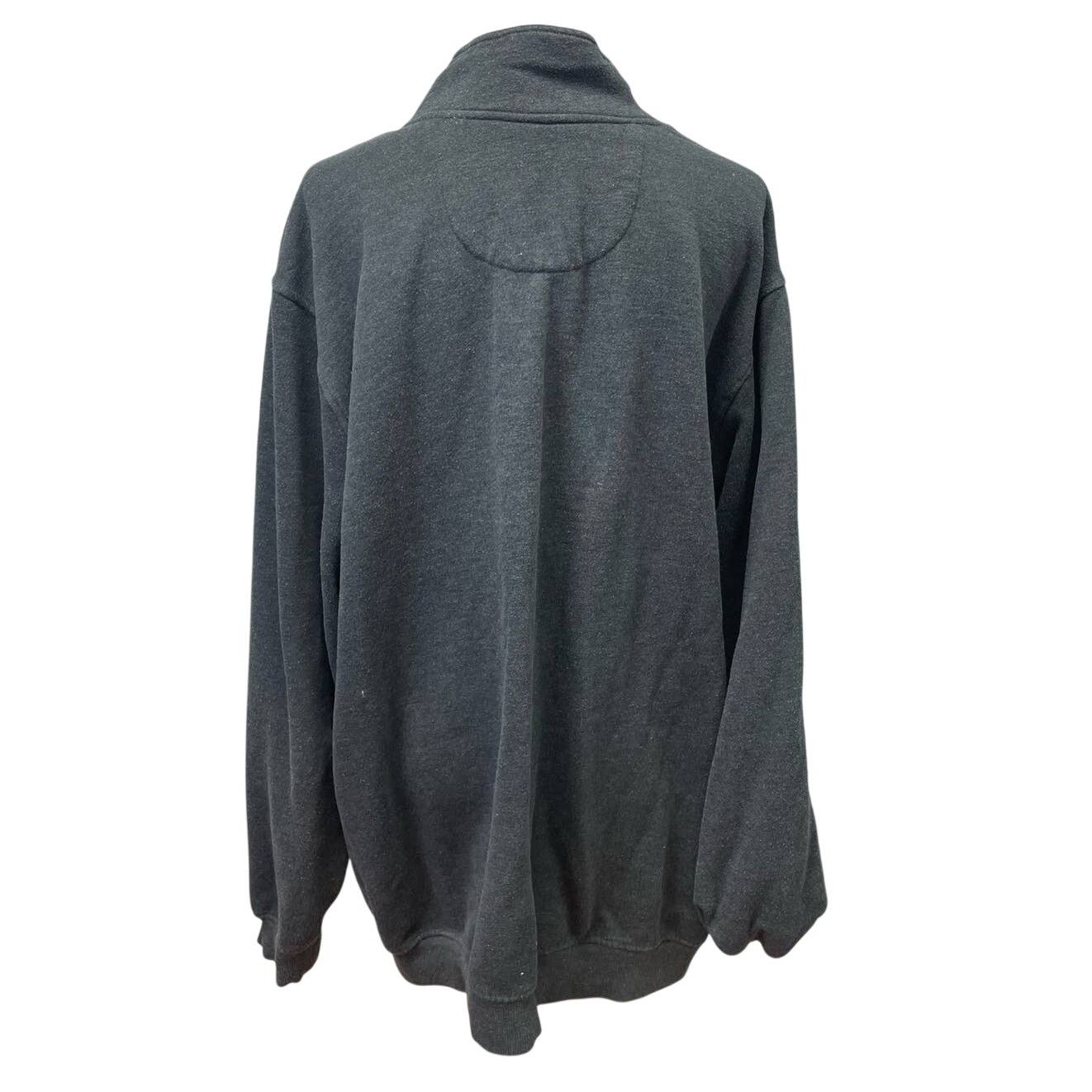 Van Heusen Van Heusen Mens XXL 1/4 Zip Cotton Blend Pullover Sweatshirt Size US XXL / EU 58 / 5 - 5 Thumbnail