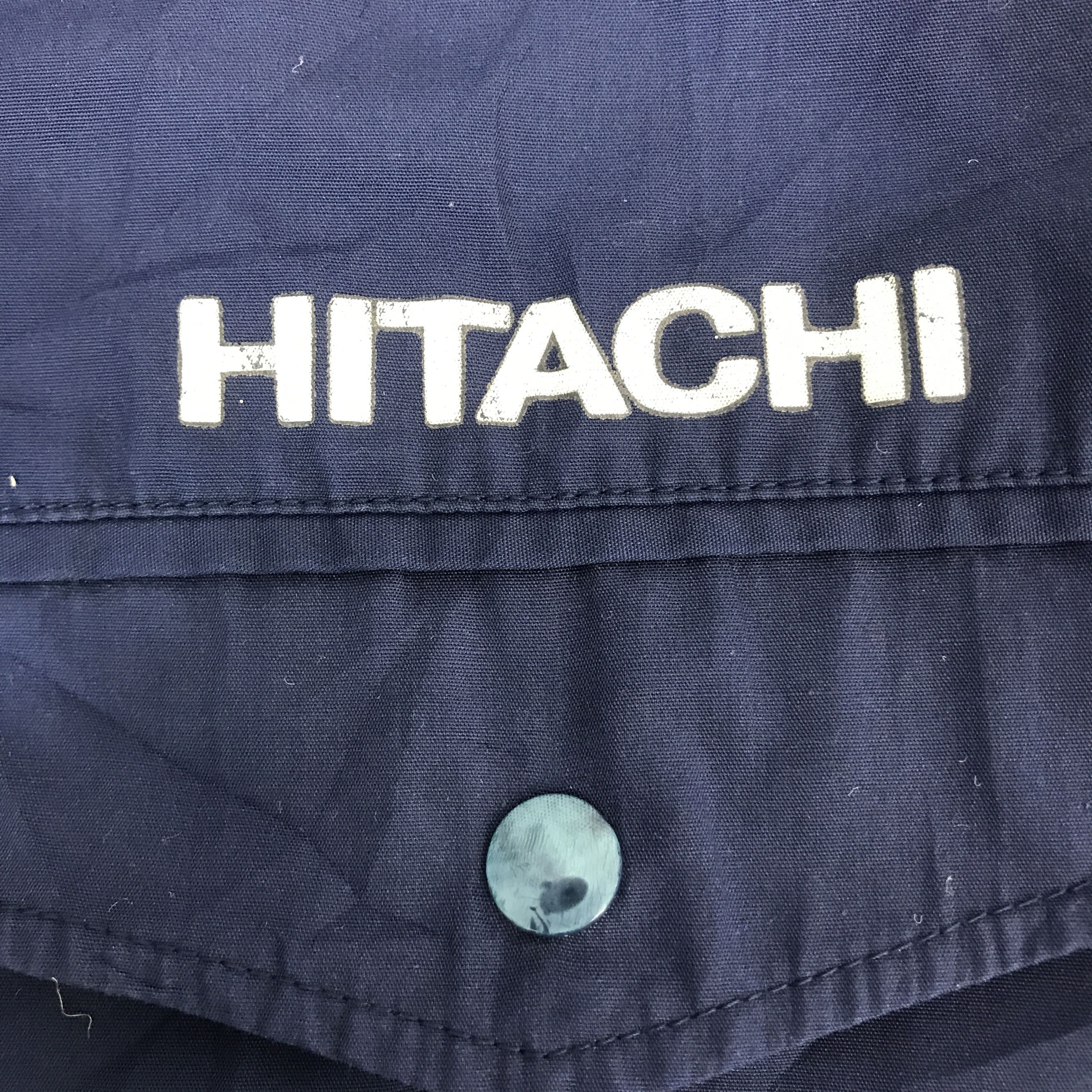 Japanese Brand VTG 90s HITACHI JAPAN BUIL CARE INDIGO JACKET Size US L / EU 52-54 / 3 - 12 Thumbnail