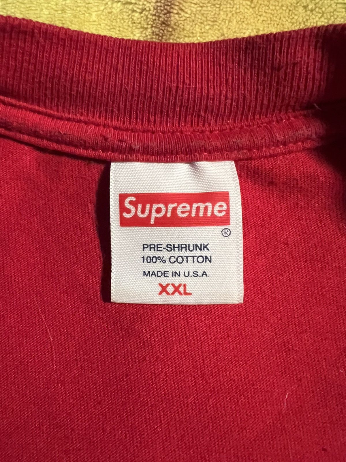 Supreme Red Supreme Tonal Tee Size US XXL / EU 58 / 5 - 3 Thumbnail