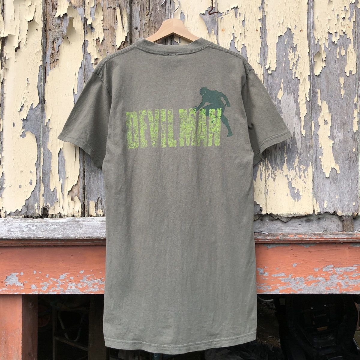 Anime Vintage 90s Faded DEVIL MAN Anime Tshirt Size US M / EU 48-50 / 2 - 8 Thumbnail