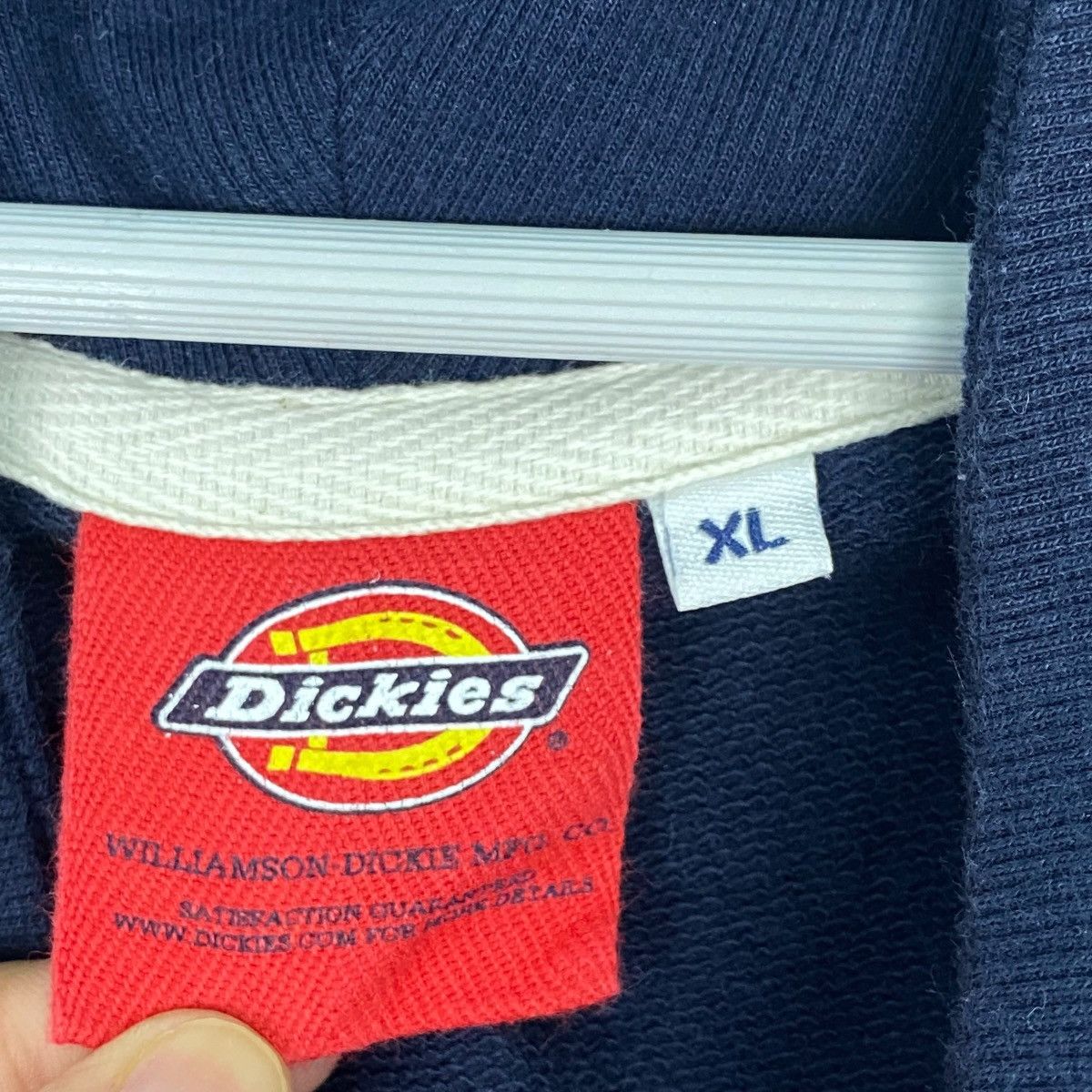 Vintage Vintage Dickies Cardigan Sweater Navy Blue Pullover Size XL Size XL / US 12-14 / IT 48-50 - 5 Thumbnail