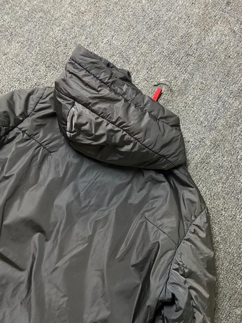 Prada Prada Sport Nylon Padded Hooded Long Jacket (180) Size US XS / EU 42 / 0 - 4 Thumbnail