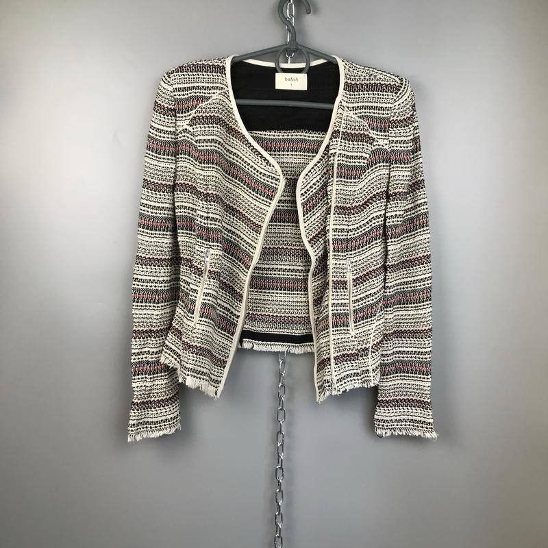 ba&sh Ba&sh Salonta Cotton Blazer Jacket Size XS / US 0-2 / IT 36-38 - 4 Thumbnail