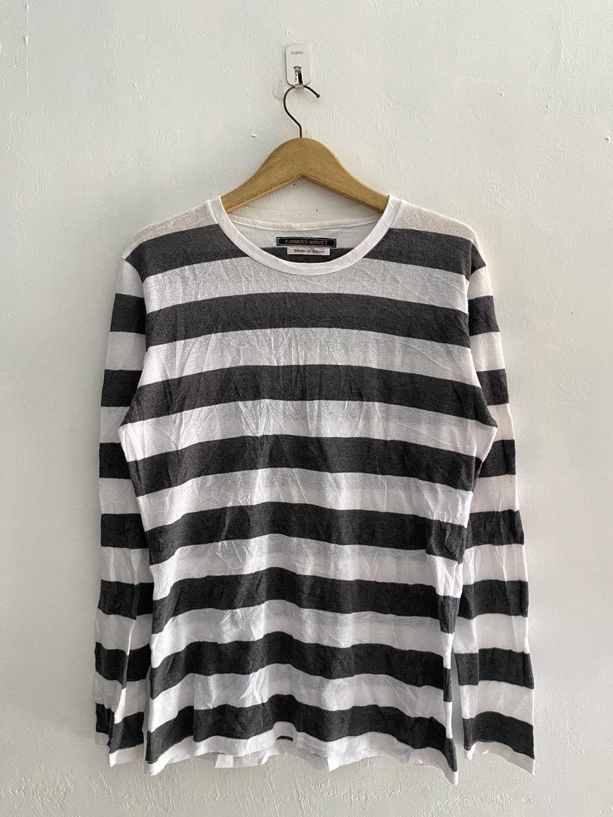 If Six Was Nine × Japanese Brand × Le Grande Bleu (L.G.B.) Japanese farmers striped longsleeve tshirt Size US L / EU 52-54 / 3 - 1 Thumbnail